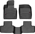 WeatherTech Custom Fit FloorLiners for Volvo XC60, XC60, 1st & 2nd Row (441253-1-2), Black