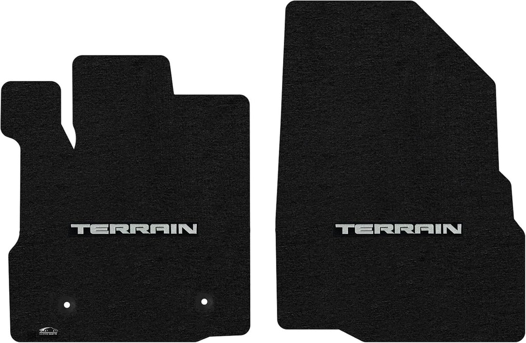 Lloyd Mats Floor Mats for GMC Terrain 2013-2017 | 2PC Front Mats | Charcoal | Non-Slip Backing