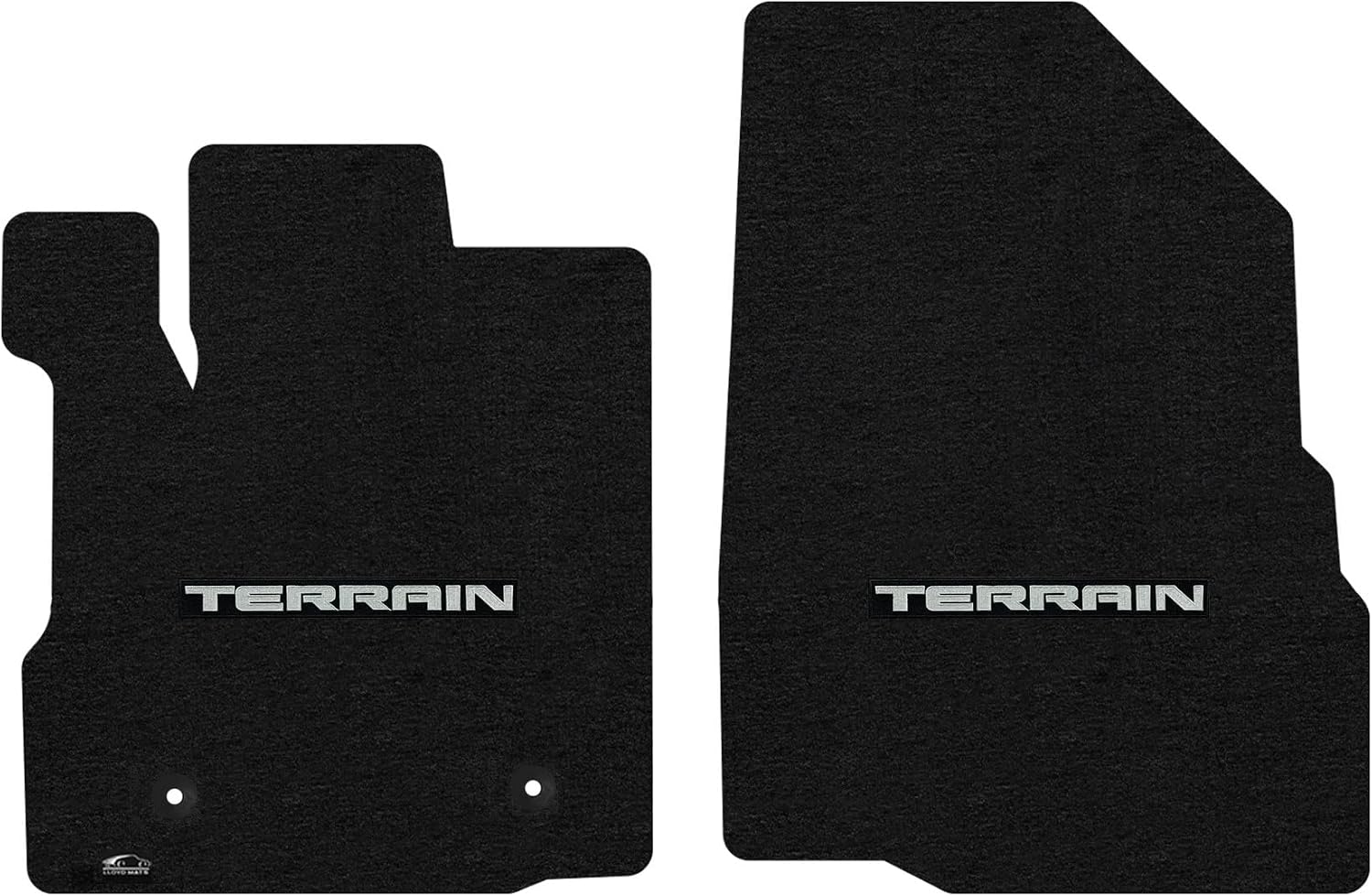 Lloyd Mats Floor Mats for GMC Terrain 2013-2017 | 2PC Front Mats | Charcoal | Non-Slip Backing