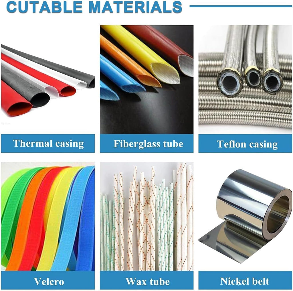Fully Automatic Heat-Shrink Tube Micro-Computer Cutting Machine/300w Electric Tube Cable Pipe Cutter, Cutting Speed 34 M/Min, Cutting Accuracy 0.1mm, for Sleeve Rubber/Plastic Tube