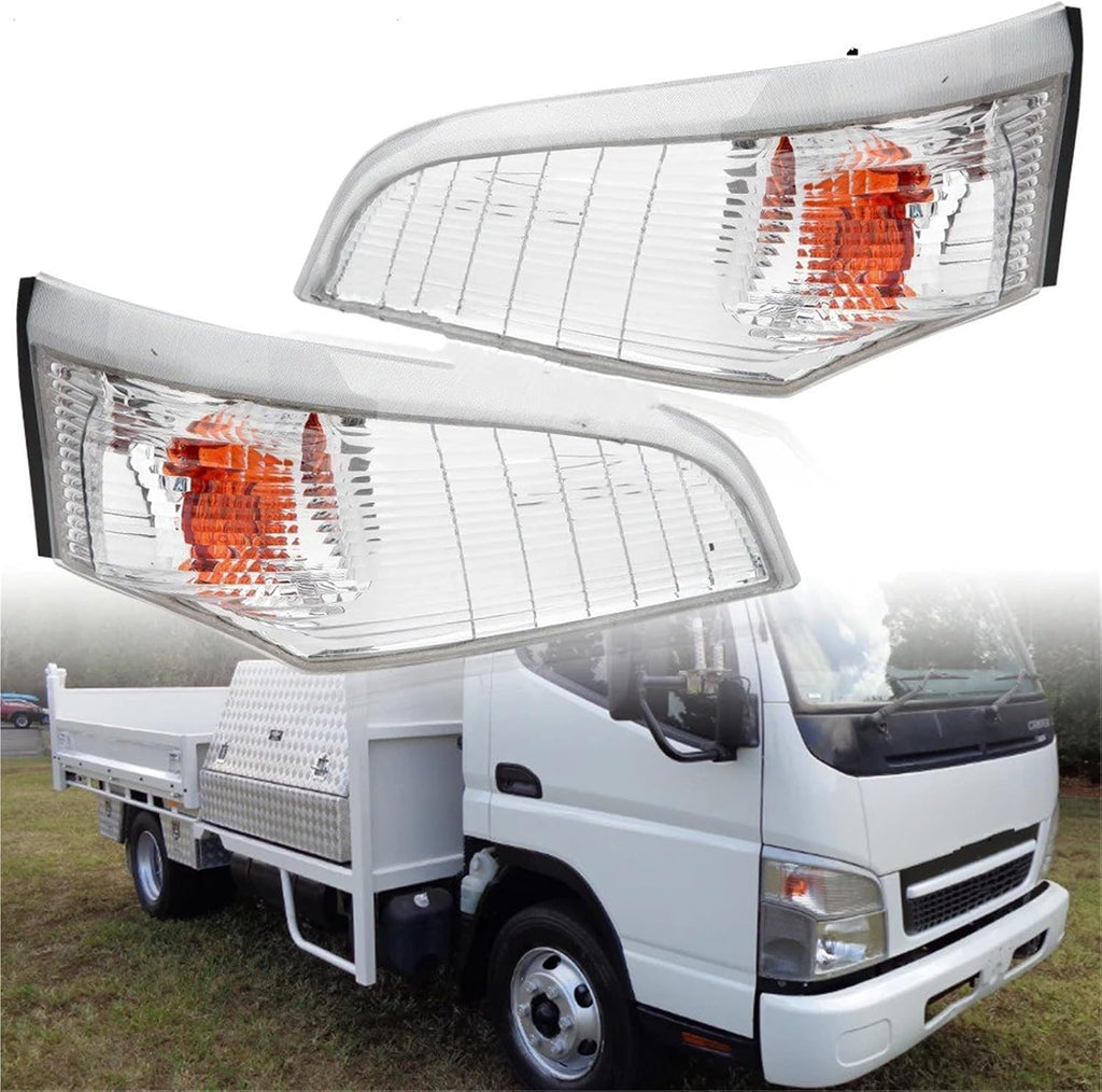 Car Front Fog Light Corner Lamp Turn Signal Light Headlights Indicator Lamp Assembly For Mitsubishi Canter FUSO FE 7/8 2005-2011 Indicator Lamp(1 pair)