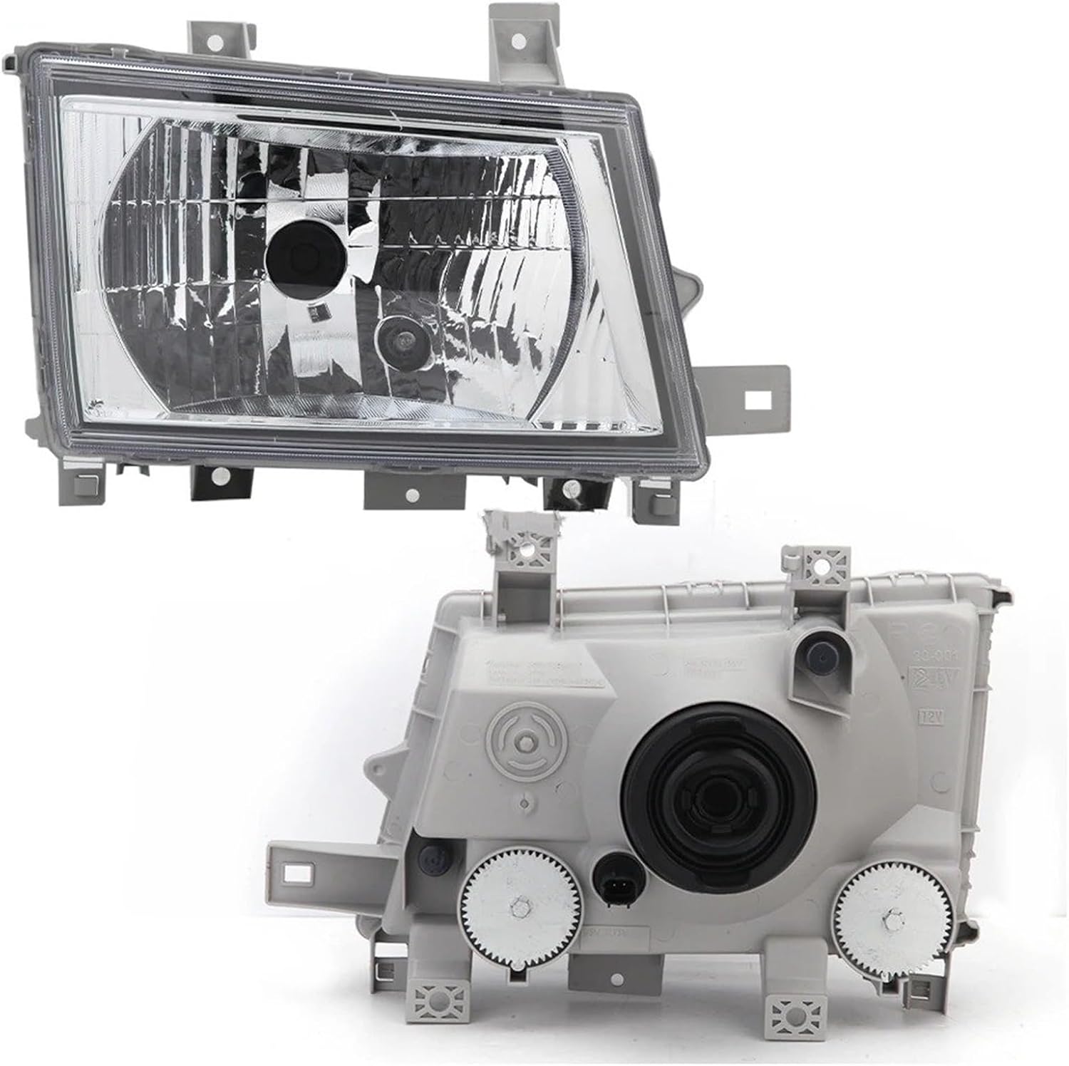Headlight For Mitsubishi Canter FUSO FE FG 2012 2013 2014 2015 2016-2018 Car Fog Light Turn Signal Light Headlights Indicator Lamp Assembly W/bulb Indicator Lamp(Right Side)