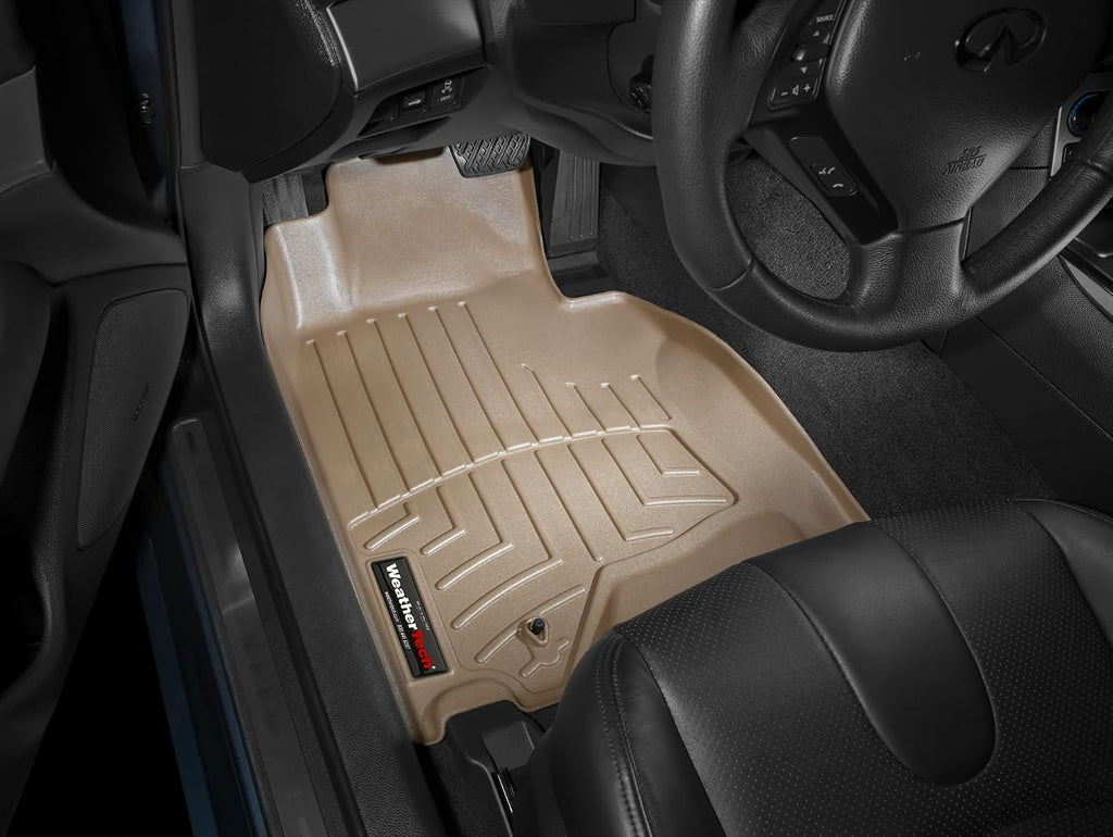 WeatherTech Custom Fit FloorLiners for Infiniti G, G, 1st Row (451561), Tan