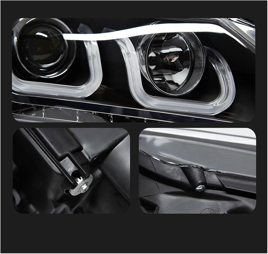 Car Lights Compatible With Camry 2012-2014 LED Auto Headlights Assembly Upgrade Bifocal Lens Blink Signal Lamp Tool Accessories