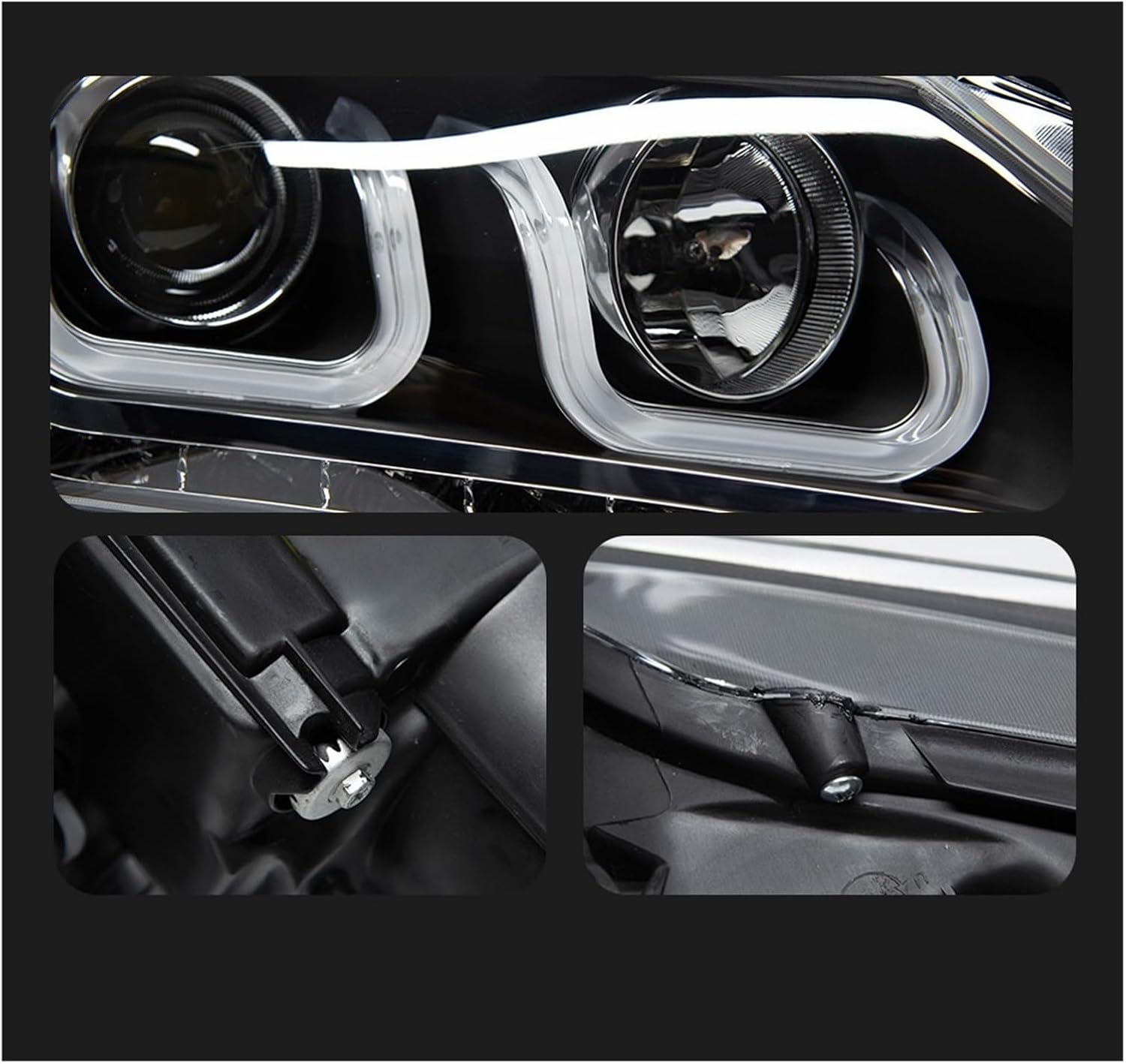 Car Lights Compatible With Camry 2012-2014 LED Auto Headlights Assembly Upgrade Bifocal Lens Blink Signal Lamp Tool Accessories
