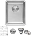Ruvati 12-inch Undermount Bar Prep Kitchen Sink - 16 Gauge Stainless Steel kitchen Sink Single Bowl with Brushed Finish hides scratches, Easy-to-Clean Undermount Sinks - RVM5912