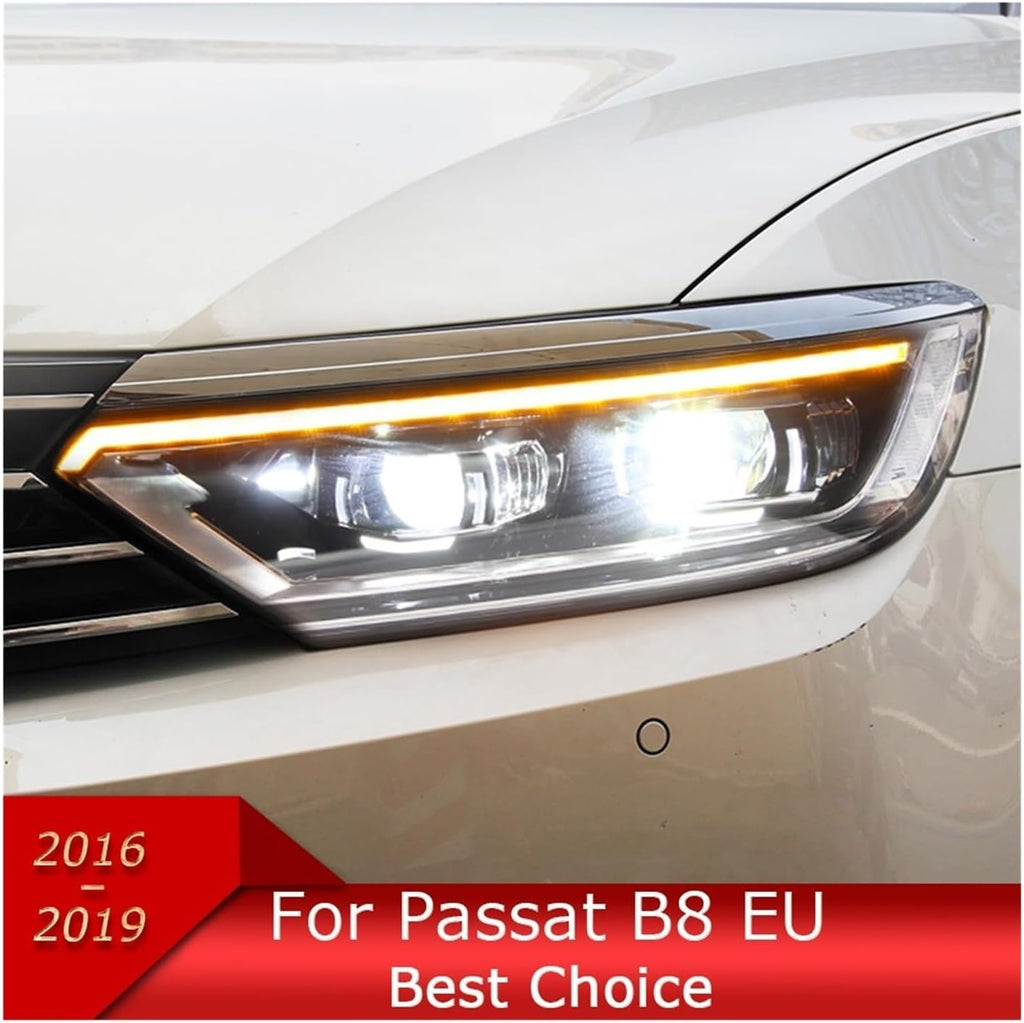 Car Lights Compatible With Passat B8 2016-2019 Magotan EU Version Upgrade B8.5 LED Auto Headlight Assembly LHD RHD Accessories