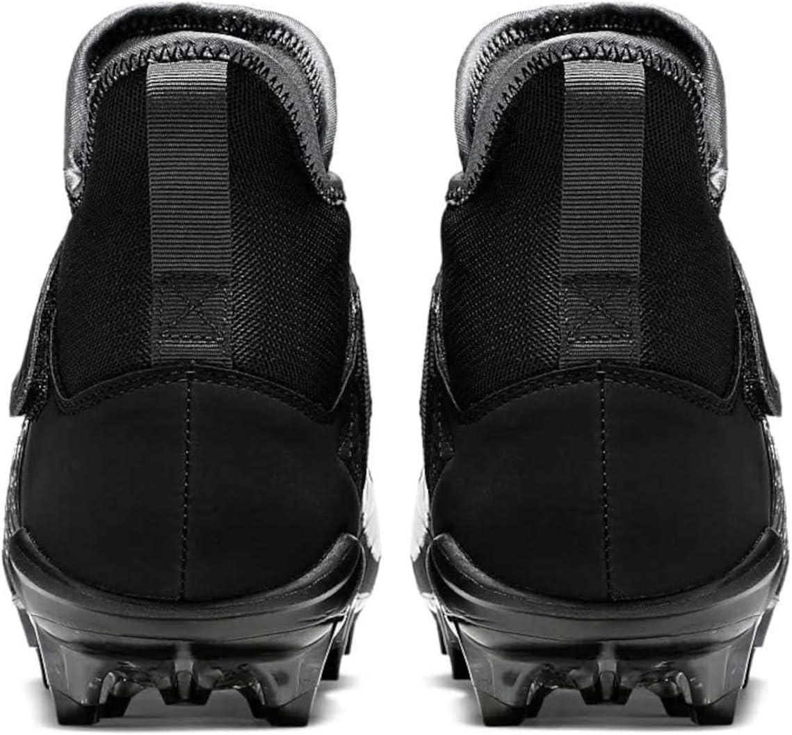 Nike Men's Alpha Menace Pro 2 D Football Cleats - Black/White,7M US