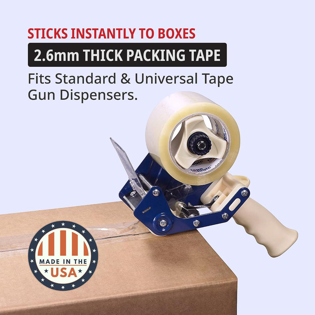 TAPE LOGIC 2' x 110 yds Acrylic Packing Tape 2.6 Mil, Clear (36-Pack) Heavy Duty Packing Tape Rolls for Sealing Boxes at Home, Warehouse, & Office, Supplies for Packaging, Shipping, Moving