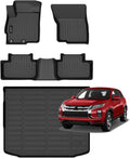 Jenofa-Floor Mats for Mitsubishi Outlander Sport 2011-2025 (Only 5 Seats) Cargo Mat Car Mats for Outlander Sport All Weather Floor Liner Custom Fit Automotive Non-Slip Waterproof Full Set Accessories