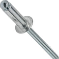 Pop Rivets 1/4' x 1/2' Aluminum Body Steel Mandrel Dome Head Blind Quantity 250