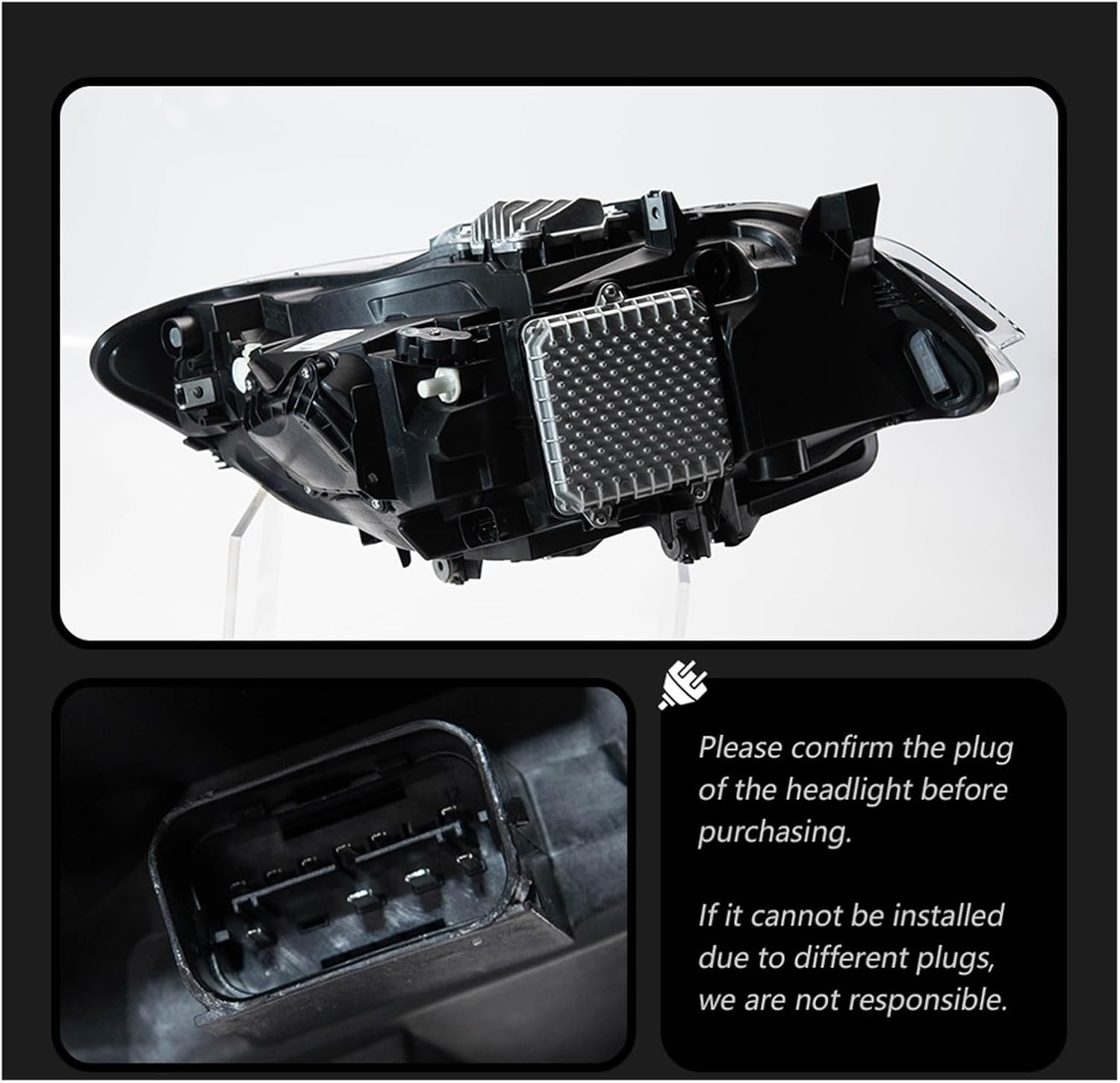 Car Lights Compatible With BMW F22 F23 2 Series 2014-2021 LED Auto Headlight Assembly Upgrade High Configure Style Design Tool Accessories(For Original LED)