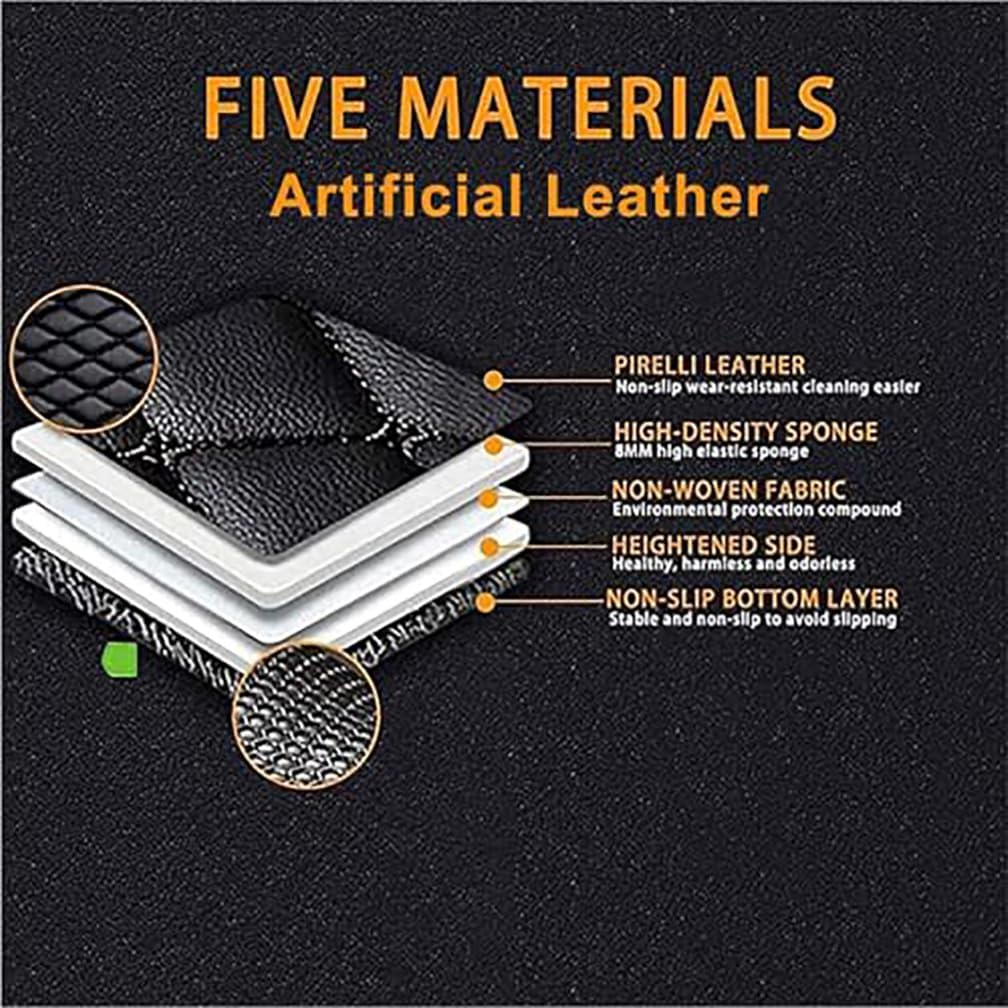 Car Floor Mats, for Mercedes Benz GLC 300 GLC 350e GLC 43 AMG 2023-2024 All Weather Full Coverage Anti Slip Universal Waterproof Protection, Auto Accessories,A-Beige
