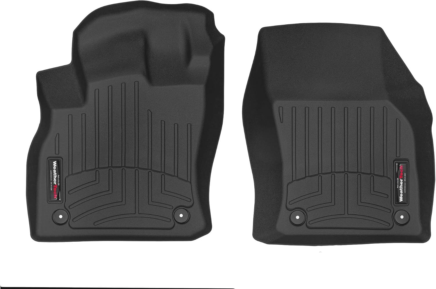 WeatherTech Custom Fit FloorLiners for Audi Q3-1st Row (4415441), Black