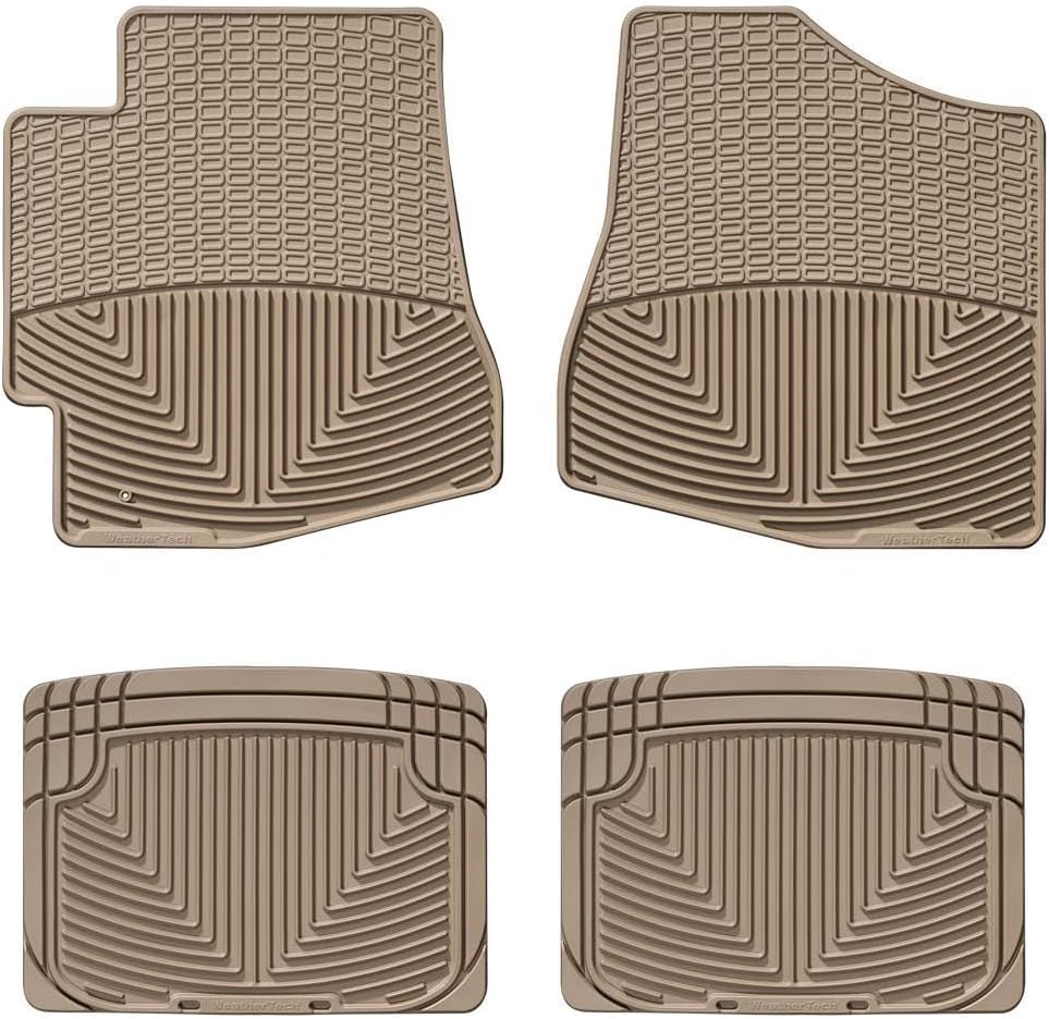 WeatherTech All-Weather Floor Mats for Lexus RX 1st & 2nd Row (W29TN-W20TN), Tan