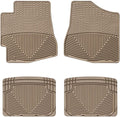 WeatherTech All-Weather Floor Mats for Lexus RX 1st & 2nd Row (W29TN-W20TN), Tan