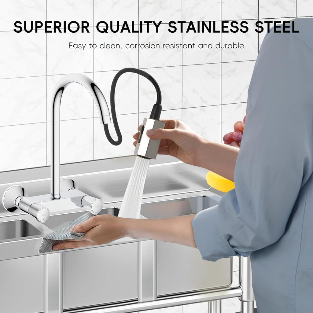 Stainless Steel Kitchen basin – 2.0 Series, Durable & Corrosion Resistant, Single/Triple Bowl, Easy-to-Clean, Compact – For Home, Restaurant, Bar, Laundry, Food Truck
