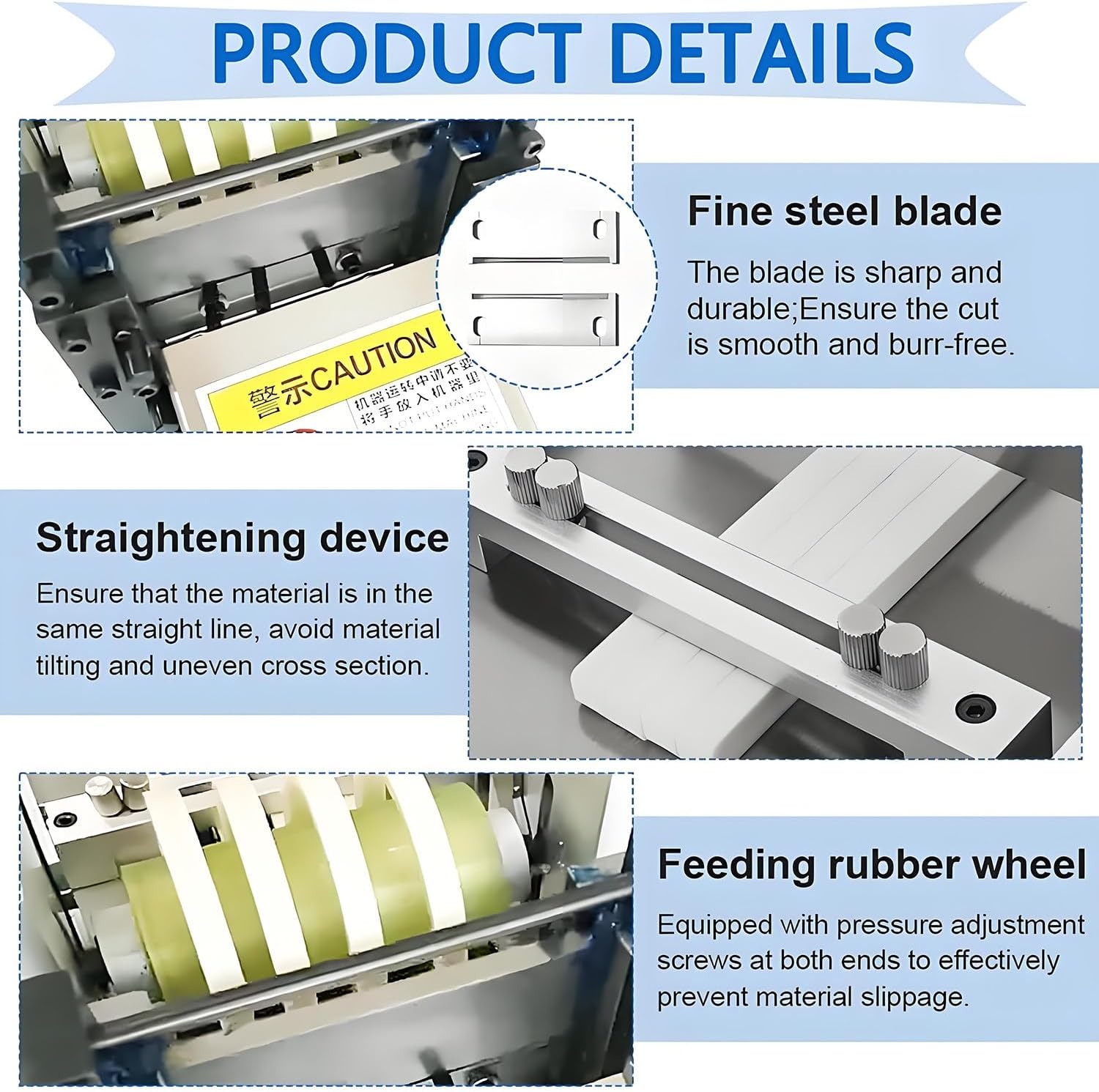 Fully Automatic Heat-Shrink Tube Micro-Computer Cutting Machine 300W Electric Tube Cable Pipe Cutter with Micro Computer Control, Cutting Accuracy 0.1Mm, for Sleeve Rubber/Plastic Tube