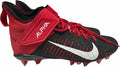 Nike Men's Alpha Menace Pro2 Mid Football Cleats Shoes #BV3945-600 Black/Red/White - Size Men's 12