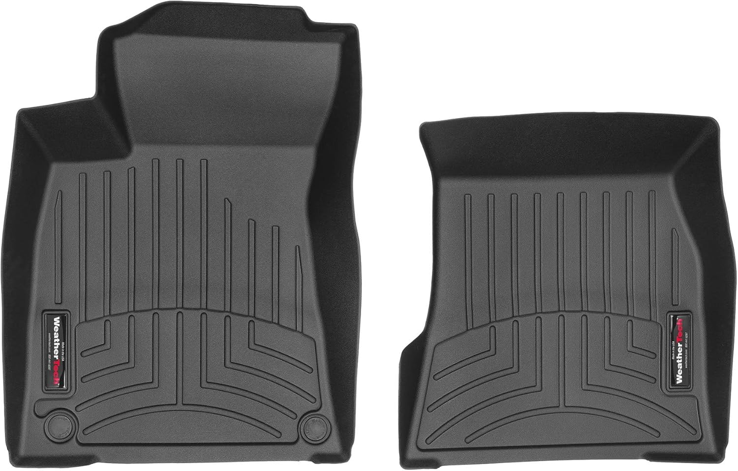 WeatherTech Custom Fit FloorLiners for - 1st Row (4415931), Black