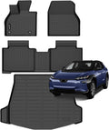 Jenofa-Floor Mats for Subaru Solterra 2023-2026 & Toyota BZ4X 2023-2025 & BZ 2026 Cargo Mat Car Mats for Solterra All Weather Floor Liner Custom Fit Automotive Full Set Accessories