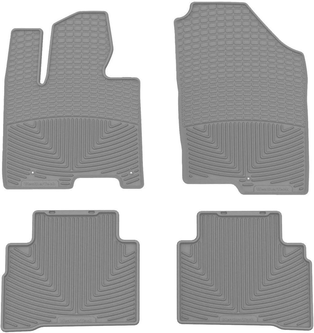 WeatherTech All-Weather Floor Mats for Hyundai Tucson 1st & 2nd Row (W374GR-W642GR), Grey