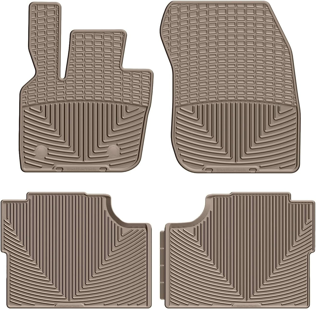 WeatherTech All-Weather Floor Mats for Lincoln MKZ, Fusion 1st & 2nd Row (W404TN-W313TN), Tan