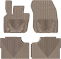WeatherTech All-Weather Floor Mats for Lincoln MKZ, Fusion 1st & 2nd Row (W404TN-W313TN), Tan