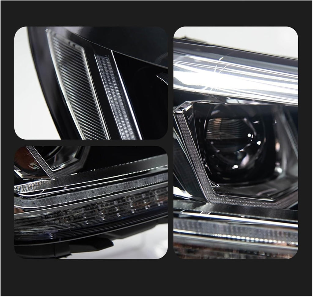 Car Lights Compatible With Touran L 2016-2022 LED Auto Headlight Assembly Upgrade High Configure Style Design Bifocal Lens Tool Accessories