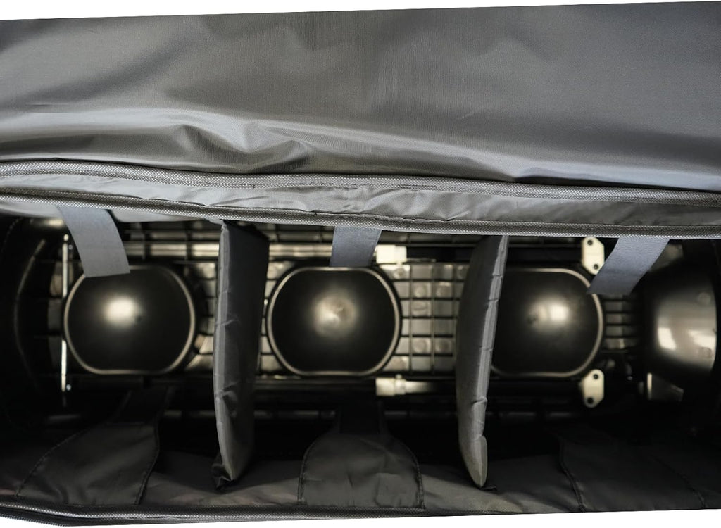 ELITE Basic Triple Roller Black Bowling Bag - 3 Ball Roller, Fits 2 Pairs of Size 15 Shoes, Air Travel-Friendly