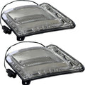 31278558 31278557 Left for Right Car Front LED Marker Turn Signal Indicator Light Lamp Kit Fits for Volvo S60 V60 2011-2013