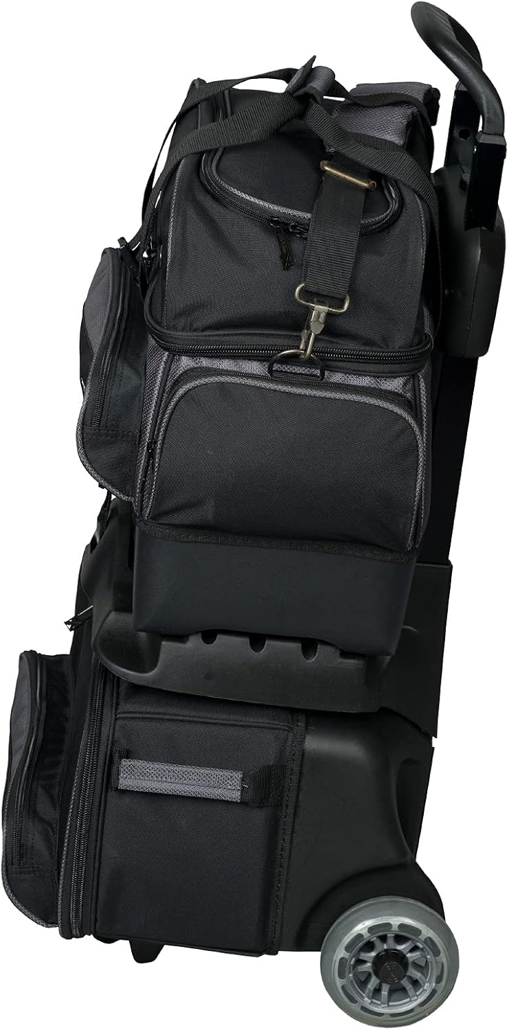 Strikeforce Konvoy 4-Ball Roller Bowling Bag Black/Carbon