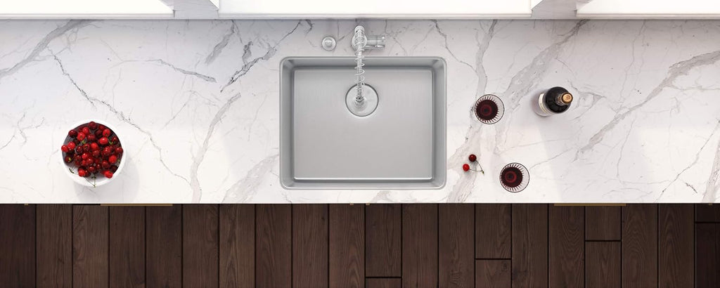 Ruvati 20-inch Undermount Bar Prep Kitchen Sink - 16 Gauge Stainless Steel Kitchen Sink Single Bowl with Brushed Finish hides scratches, Easy-to-Clean Undermount Sinks - RVM5020