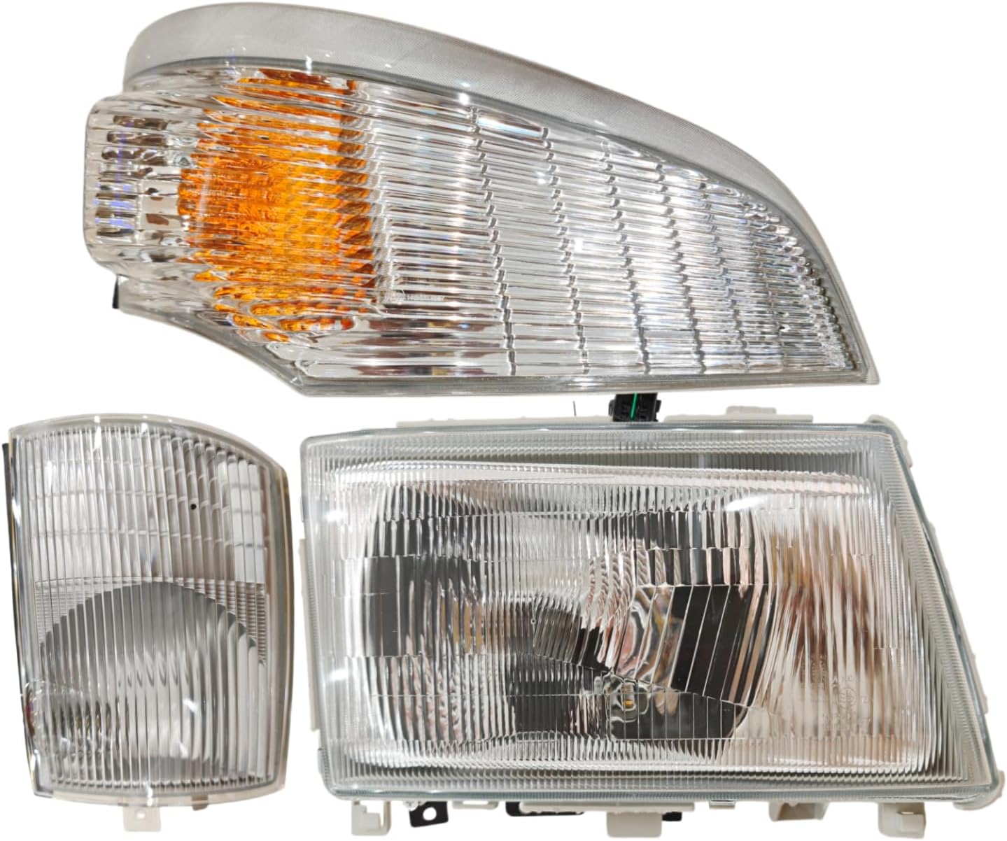Headlight Assembly Corner Indicator Lamp Compatible with Mitsubishi Canter FUSO FE180 FE145 FE140 2005-2011 Truck Parking Light Lamp Right Passenger Replace MK353647 MK353648