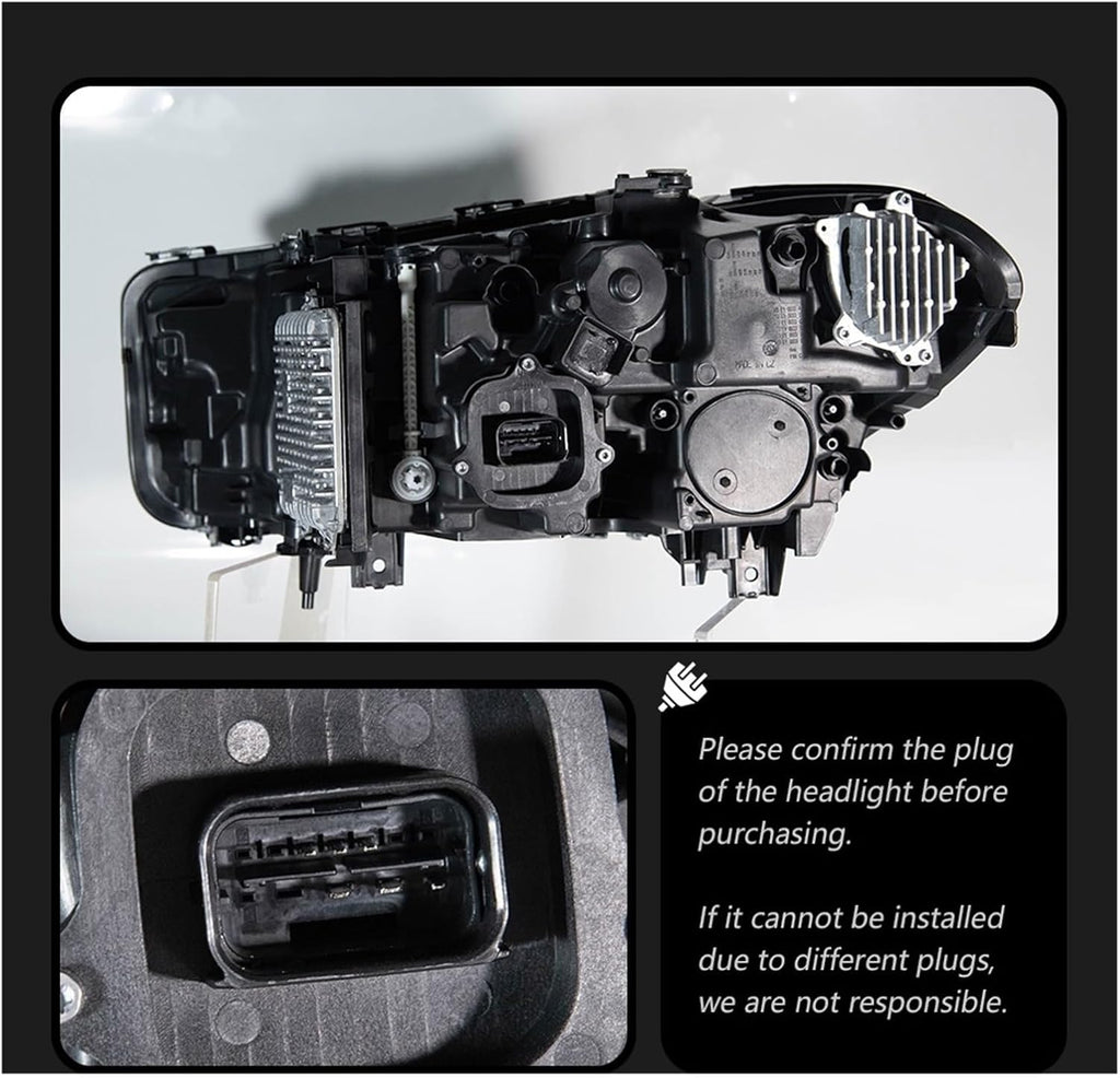 Car Lights Compatible With BMW G30 G38 2018-2023 5 Series LED Auto Headlight Assembly Upgrade M5 Competition Design Accessories(21-23 G30)