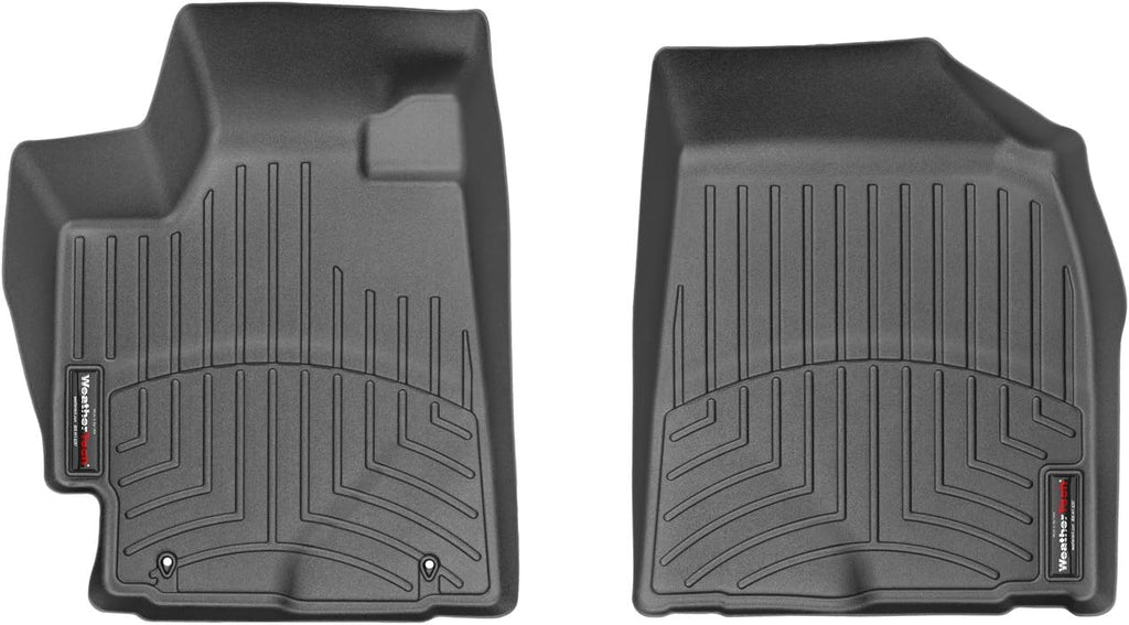 WeatherTech Custom Fit FloorLiners for Toyota Highlander - 1st Row (441151), Black