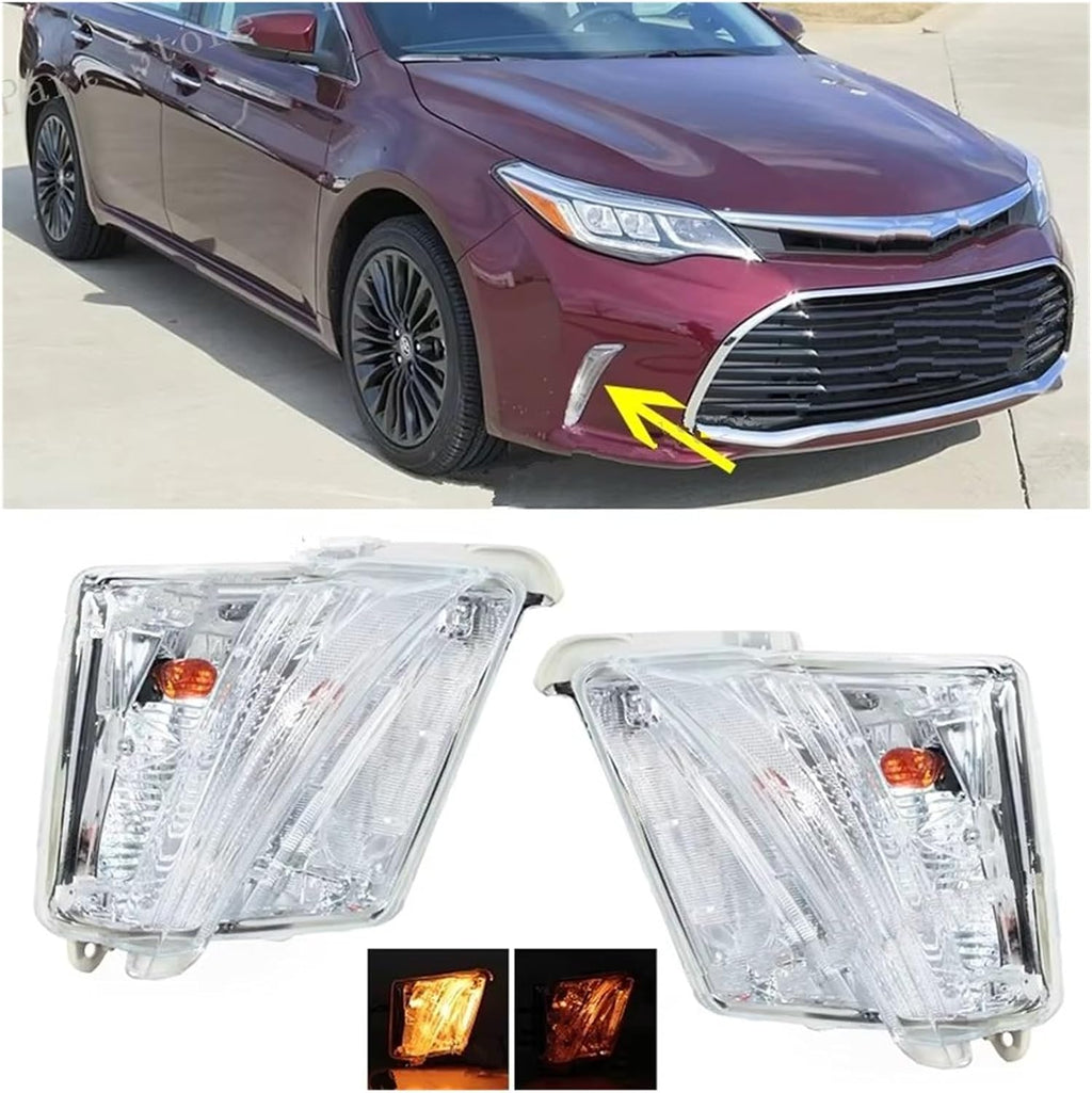 for Toyota for Avalon 2016 2017 2018 Halogen Front Bumper Foglight Foglamp Turn Signal Indicator Light Car Front Bumper Fog Lamp