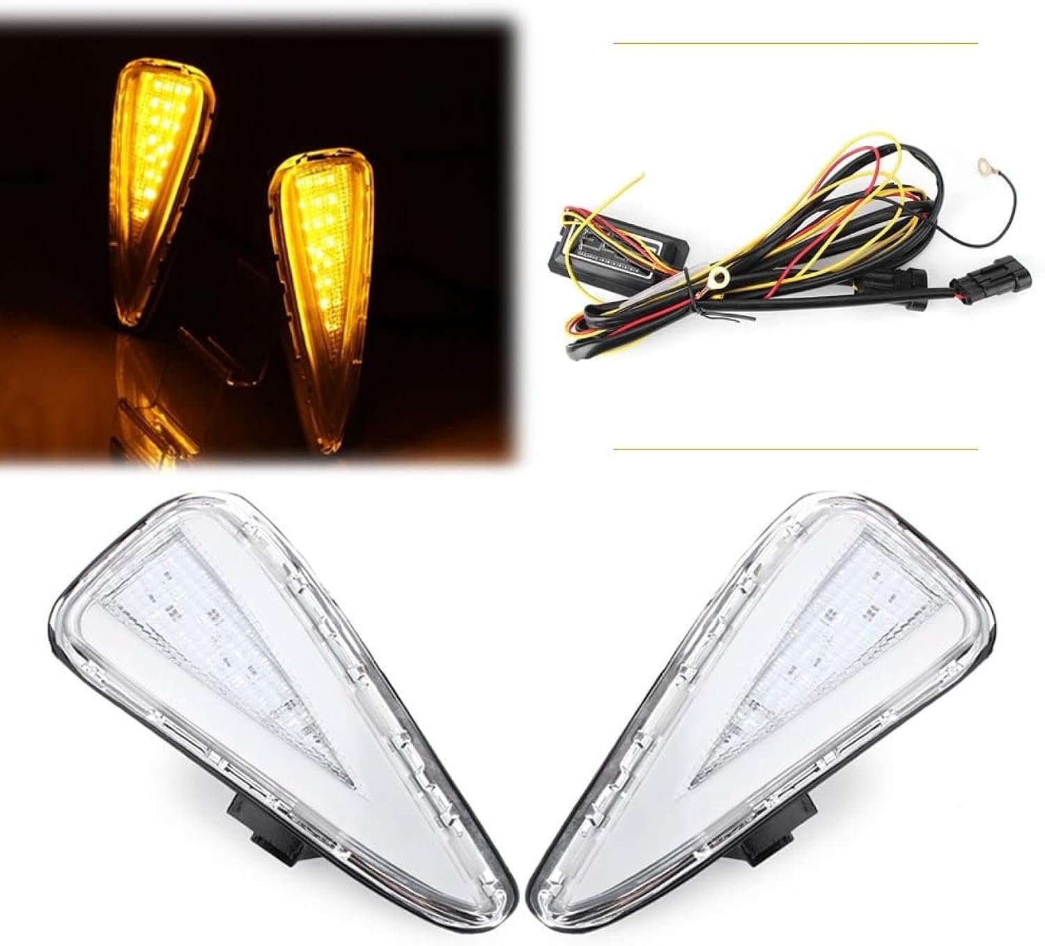 Fog Lights Fog Turn Signals Light Daytime Running Driving For Work Lamp For Camry 2015-2016 Pair Car Blinker Indicators Spare Parts
