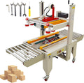 INTSUPERMAI Tape Sealer Machine Carton Sealing Packaging MachineContinuous Auto Paper Box Case Packing Sealer Left to Right Side Drive 110V