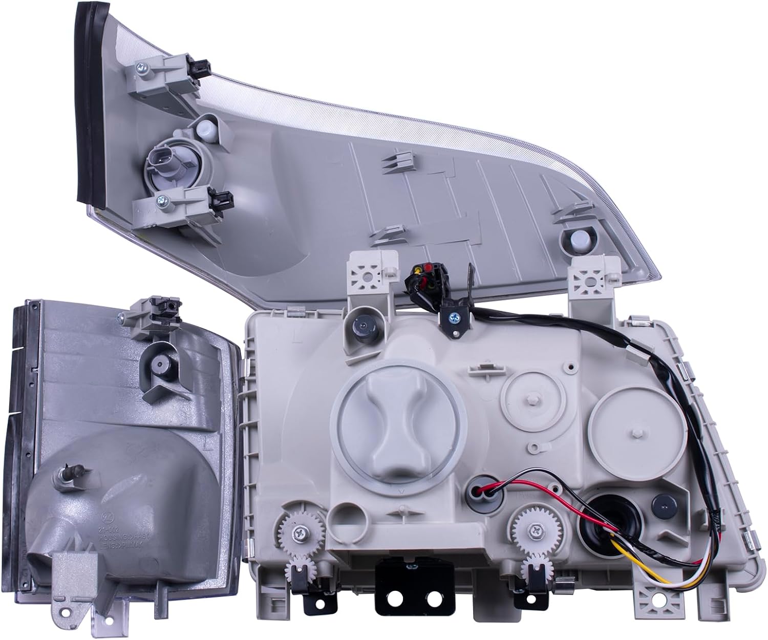 Left Headlight Assembly Corner Indicator Parking Light Lamp Compatible with Mitsubishi Canter FUSO FE180 FE145 FE140 2005-2011 Truck Replace MK353635 MK548497
