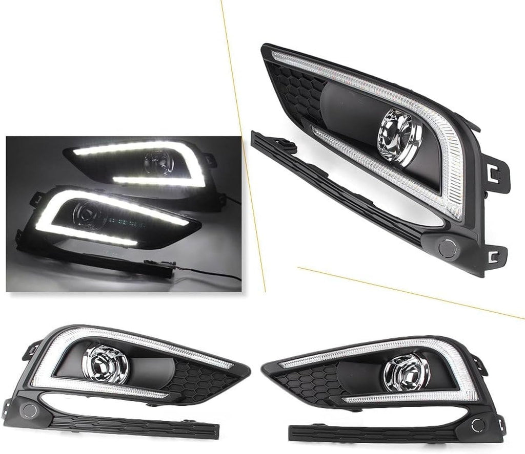 Fog Lights Fog Turn Signals Light Daytime Running Lamp Day Driving For Work Light For Cruze 2016 2017 Car Blinker Indicators