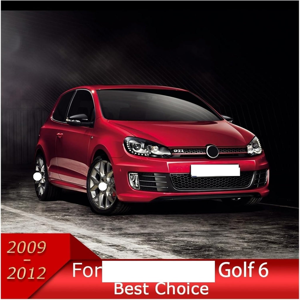 Car Lights Compatible With Golf 6 2009-2012 Golf6 MK6 LED Auto Headlights Assembly Upgrade GTI R20 Style Design Bifocal Lens Accessories