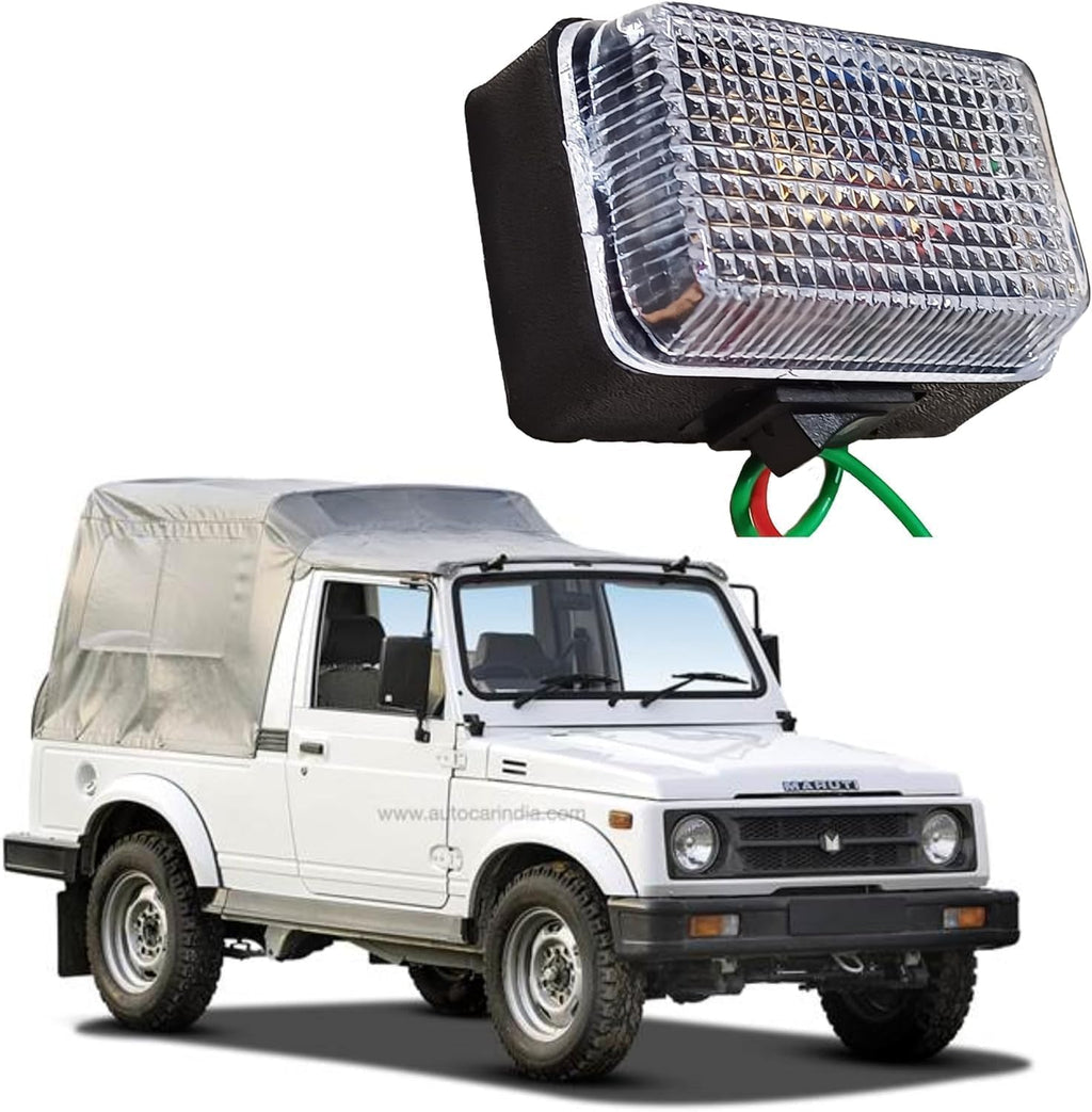Suzuki Samurai Tail Light 1986-1995 Complete Set Headlight Real Light/Indicator Light/Clear Lamp/Side Marker Light/License Plate Light 12V Bulbs Sz2800101|35604-80022