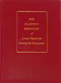 The Classified Directory of Artists' Signatures Symbols & Monograms