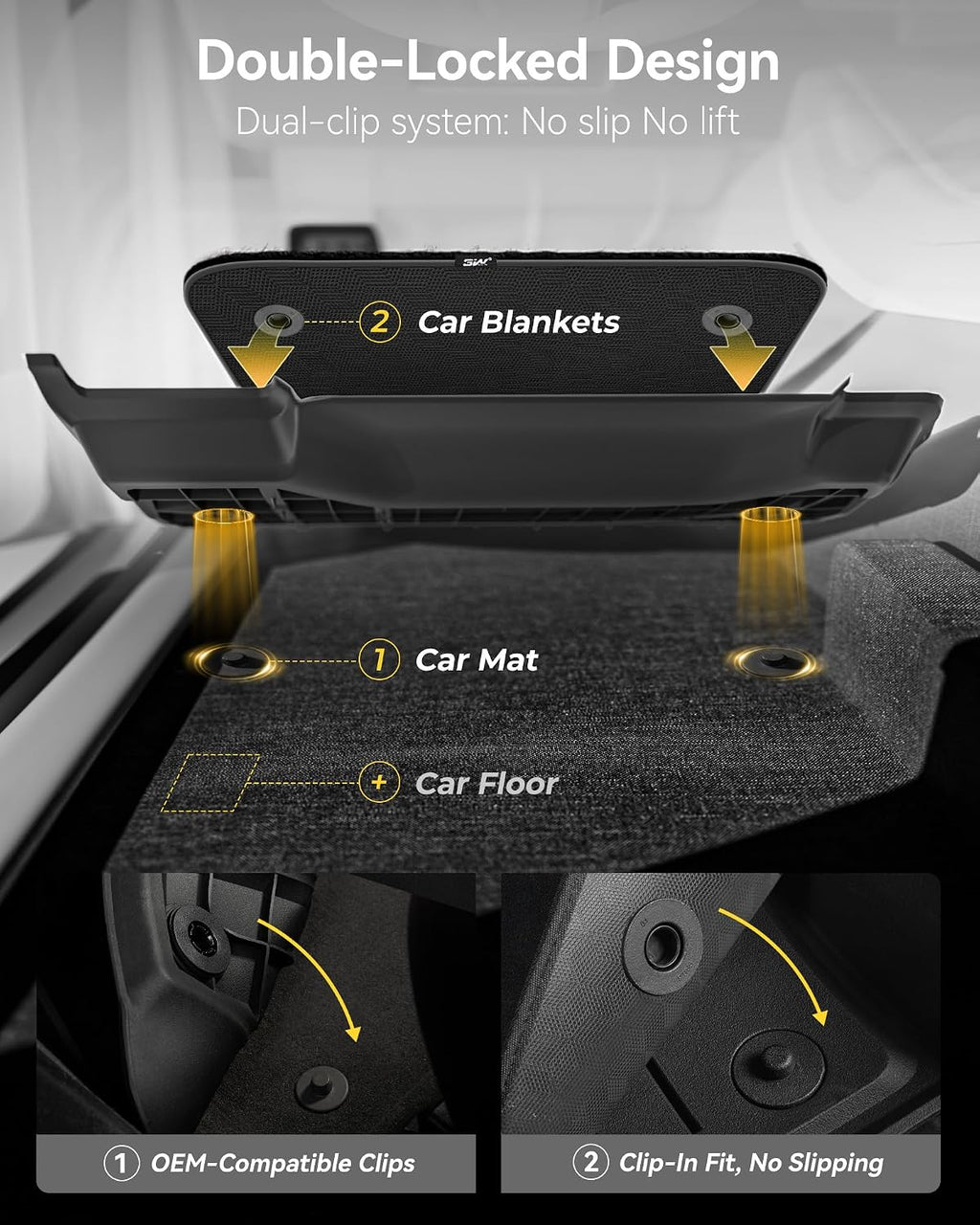 3W Floor Mats(with Metal Pedals) with Carpet & Cargo Liner Fit for Honda CR-V 2023 2024 2025 2026 TPE All Weather Waterproof Custom Fit Automotive Liners and Carpet for Honda CRV(Include Hybrid)