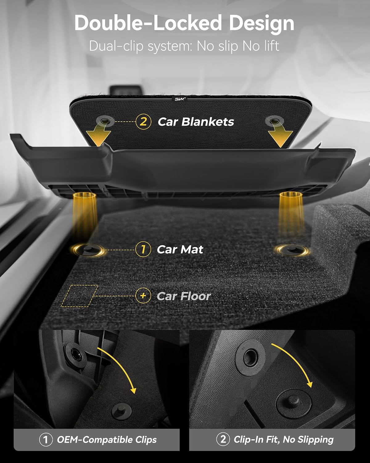 3W Floor Mats(with Metal Pedals) with Carpet & Cargo Liner Fit for Honda CR-V 2023 2024 2025 2026 TPE All Weather Waterproof Custom Fit Automotive Liners and Carpet for Honda CRV(Include Hybrid)