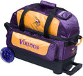 Strikeforce Bowling NFL Two Ball Bowling Roller Bag with Ball, Shoe and Accessory Pockets
