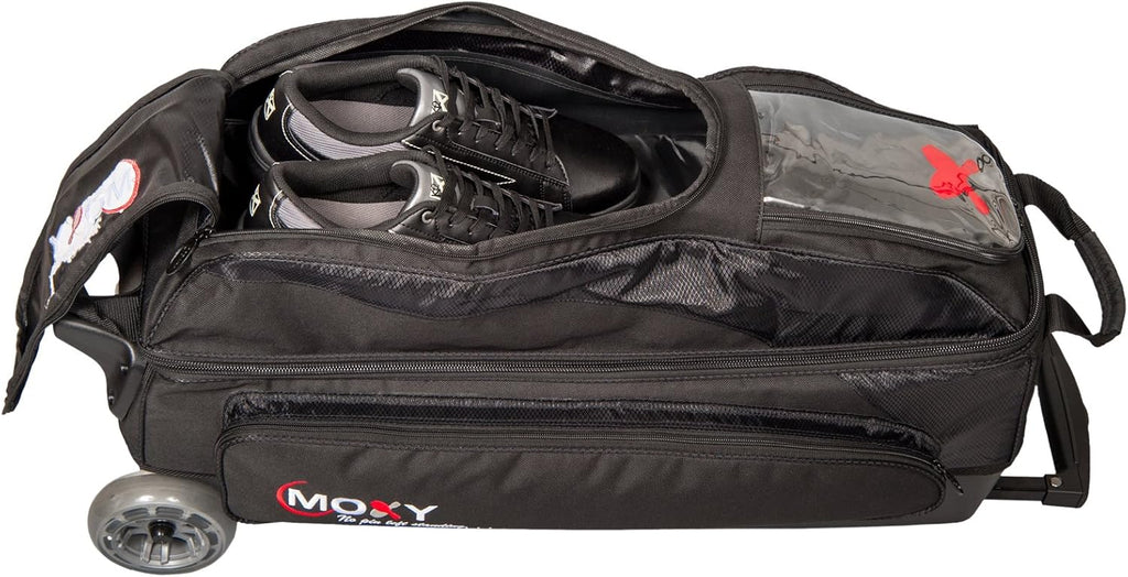 Bowlerstore Products Moxy Blade Triple Roller Bowling Bag - Black