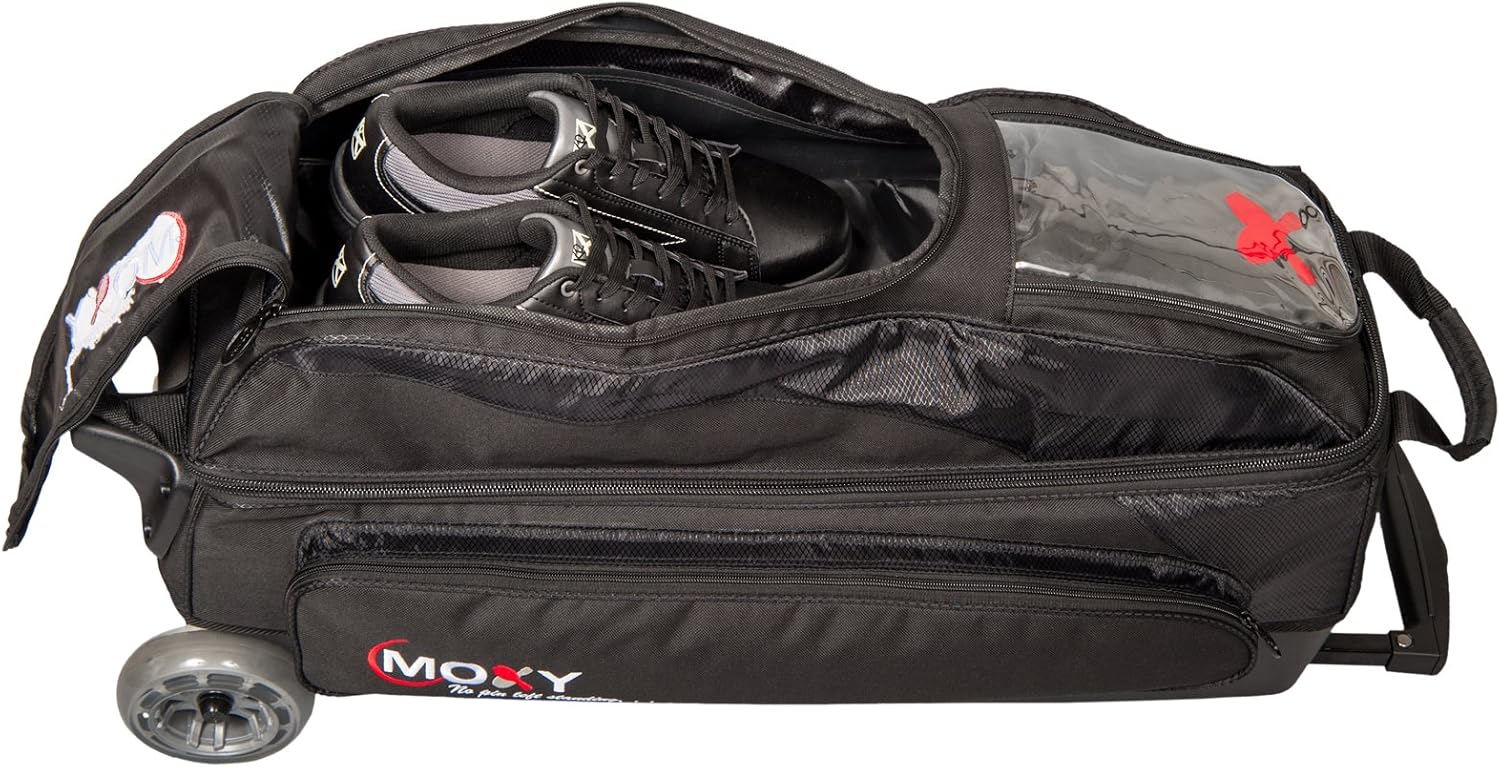 Bowlerstore Products Moxy Blade Triple Roller Bowling Bag - Black