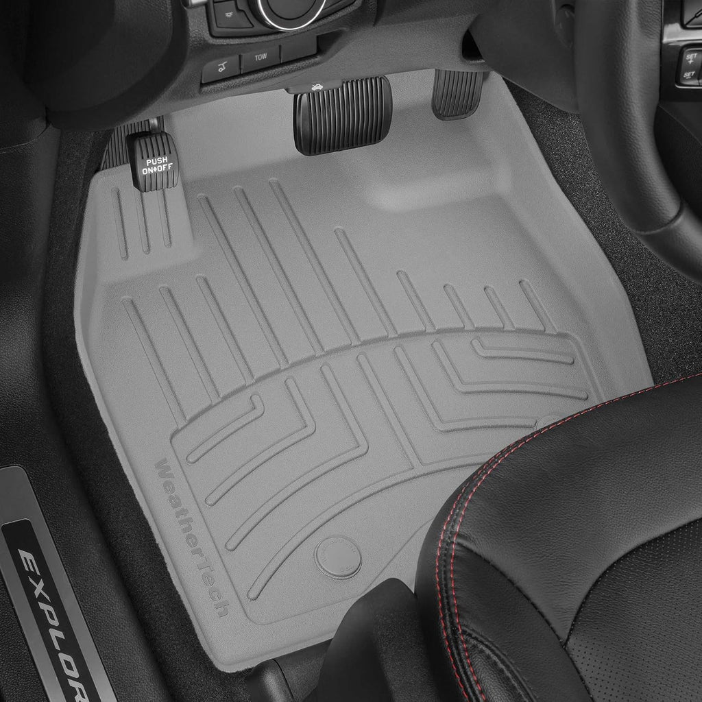 WeatherTech FloorLiner HP Custom Fit Floor Mats for Lincoln Navigator, Expedition Full Set (443531-4410402IM), Black